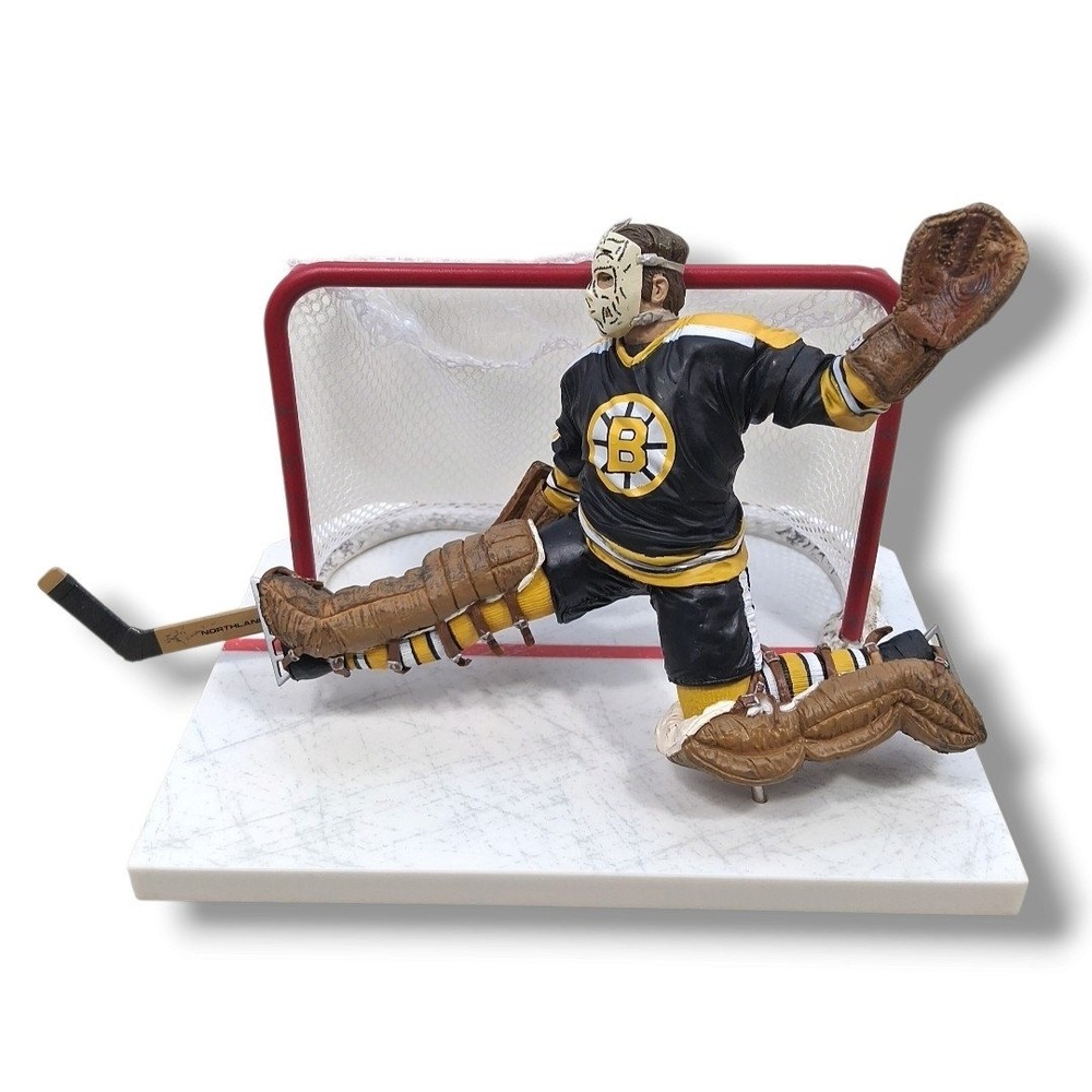 VTG McFarlane NHL Legends Gerry Cheevers Boston Bruins Goalie Figure 2004 Net S5